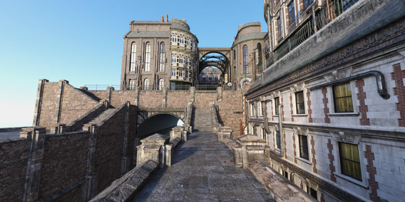 Hot HDRI Sets - Steampunk Streets - DAZ Studio - Dreamlight 3D Store