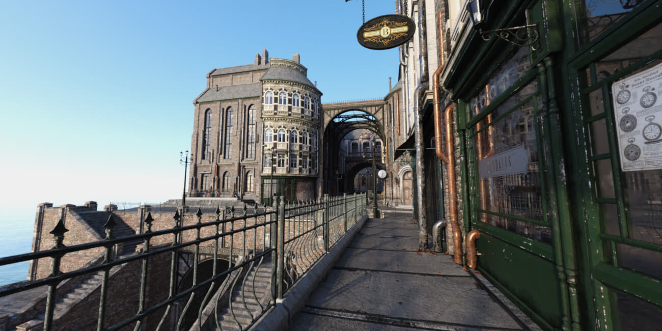 Hot HDRI Sets - Steampunk Streets - DAZ Studio - Dreamlight 3D Store