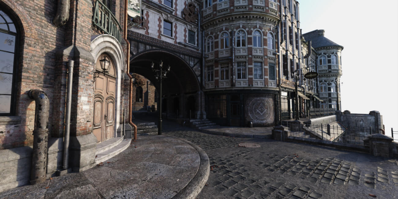 Hot HDRI Sets - Steampunk Streets - DAZ Studio - Dreamlight 3D Store