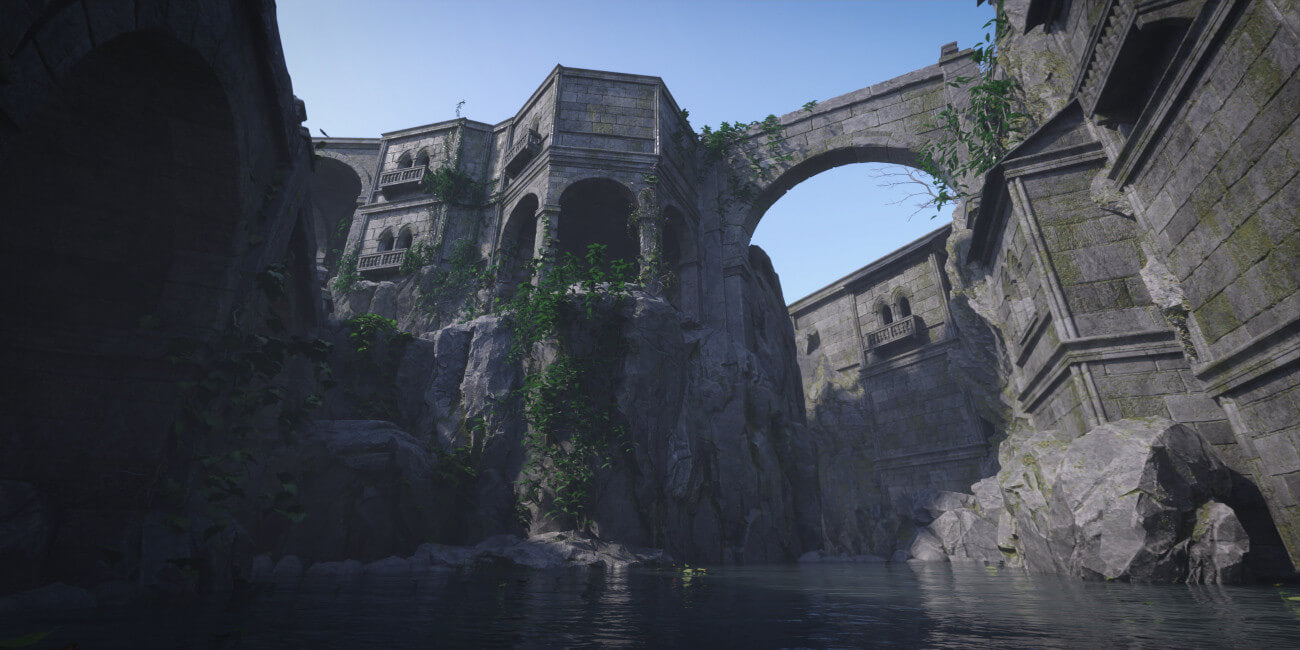 Hot HDRI Sets - The Rock Castle - DAZ Studio - Dreamlight 3D Store