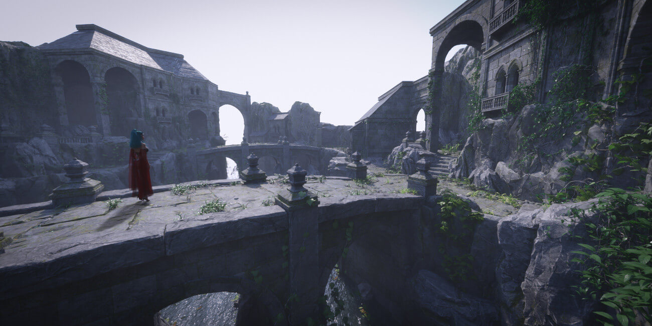 Hot HDRI Sets - The Rock Castle - DAZ Studio - Dreamlight 3D Store