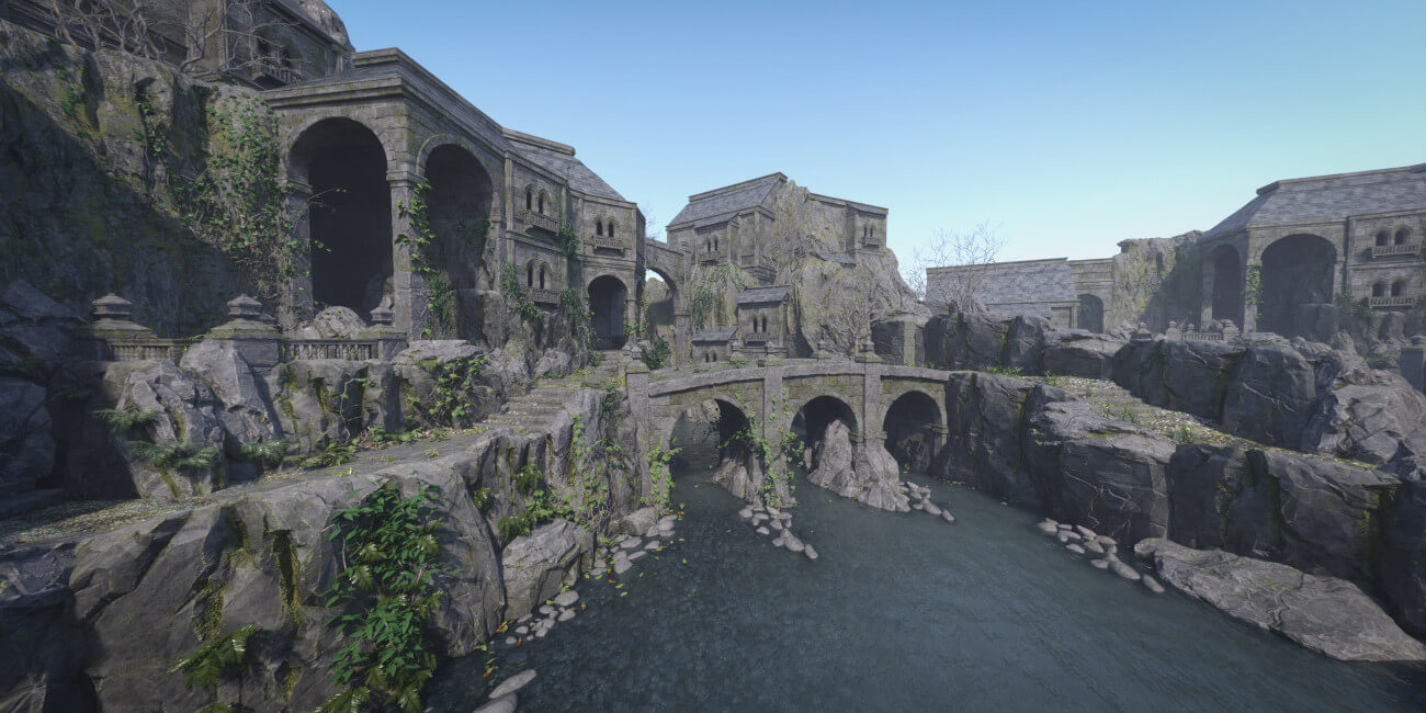 Hot HDRI Sets - The Rock Castle - DAZ Studio - Dreamlight 3D Store