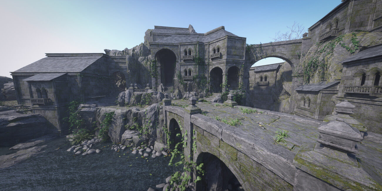 Hot HDRI Sets - The Rock Castle - DAZ Studio - Dreamlight 3D Store