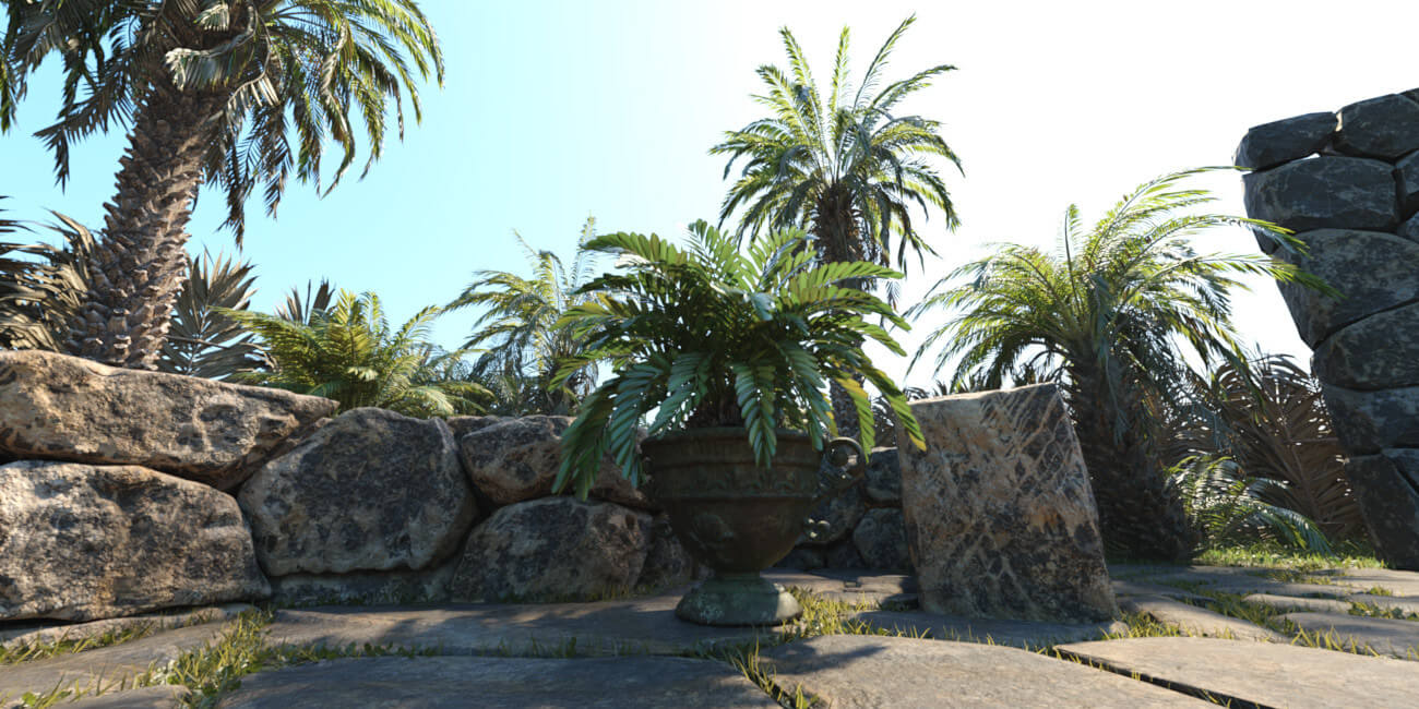 Hot HDRI Sets - Tropical Pool - DAZ Studio - Dreamlight 3D Store