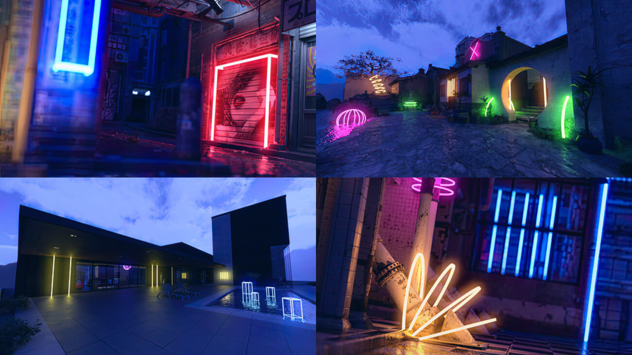 Neon Lights - DAZ Studio - Dreamlight 3D Store