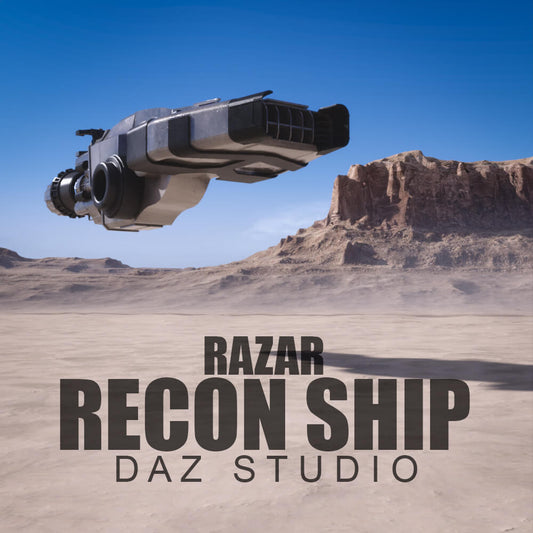 Razar Recon Ship - DAZ Studio - Dreamlight 3D Store